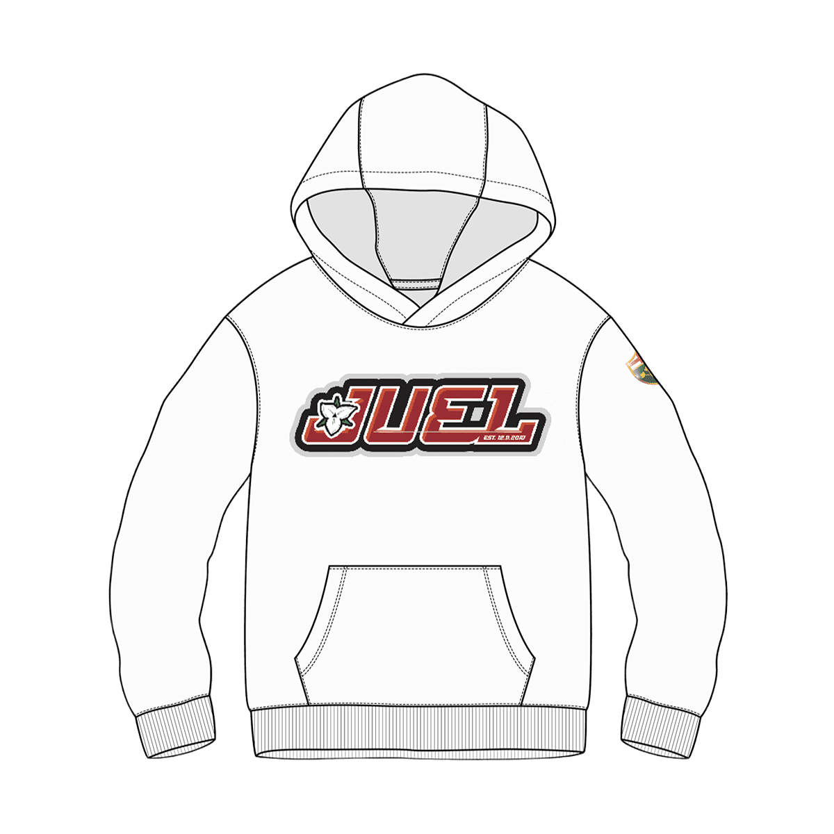 JUEL Wordmark Heavy Blend Hoodie