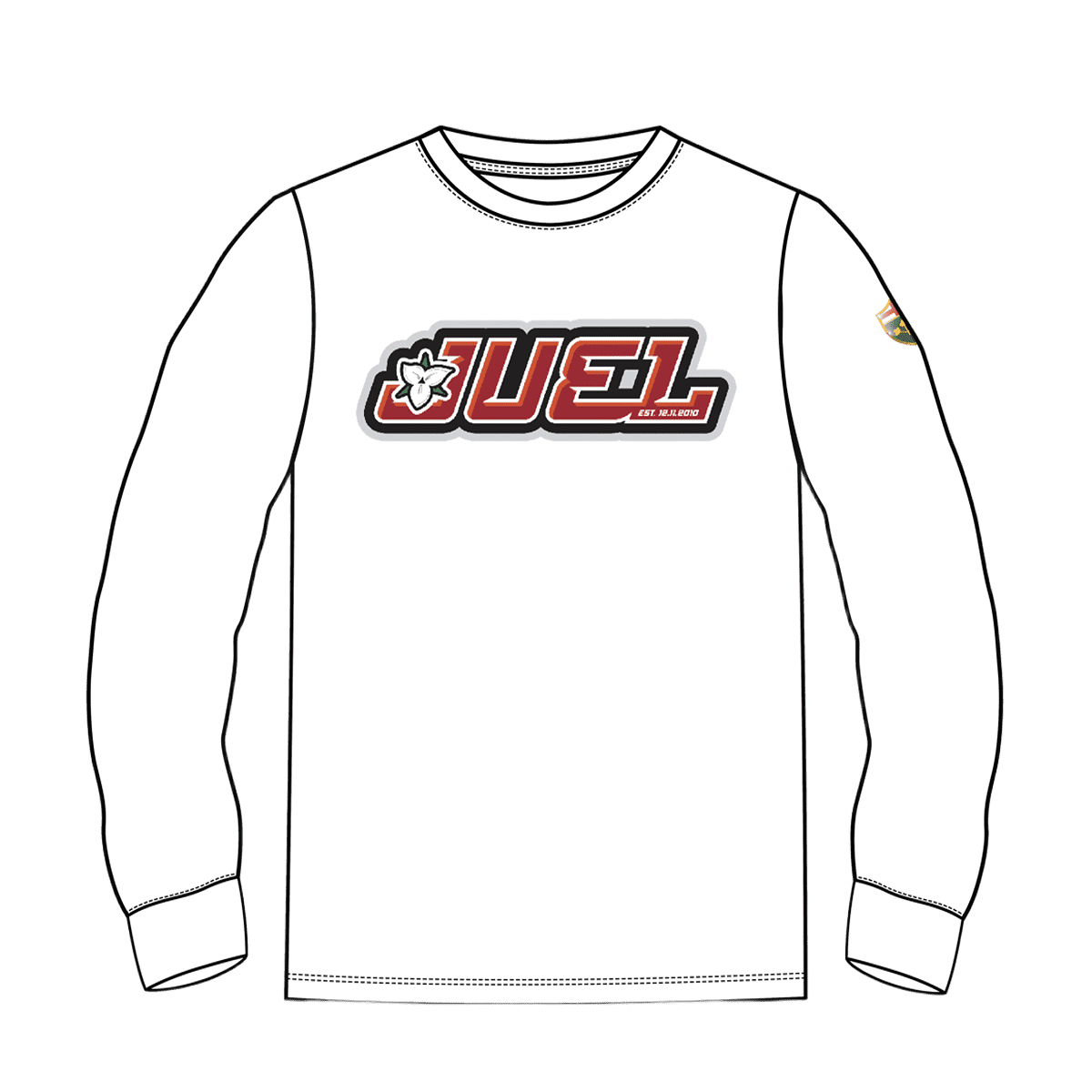 JUEL Wordmark Ultra Cotton Long Sleeve T-shirt