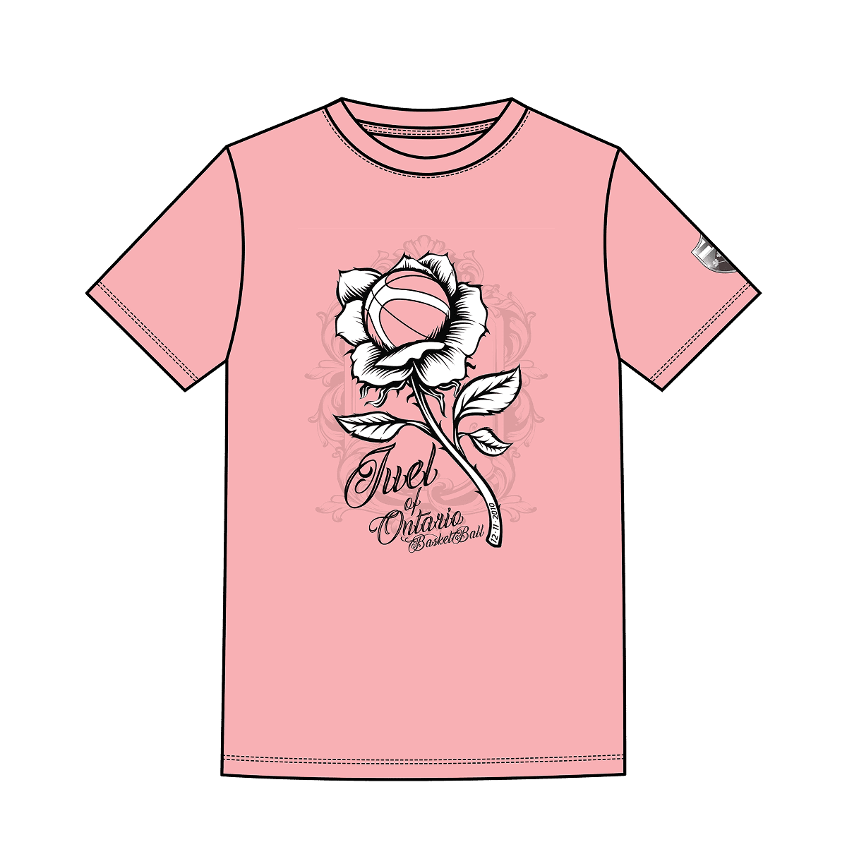 JUEL Rose Ultra Cotton Short Sleeve T-shirt