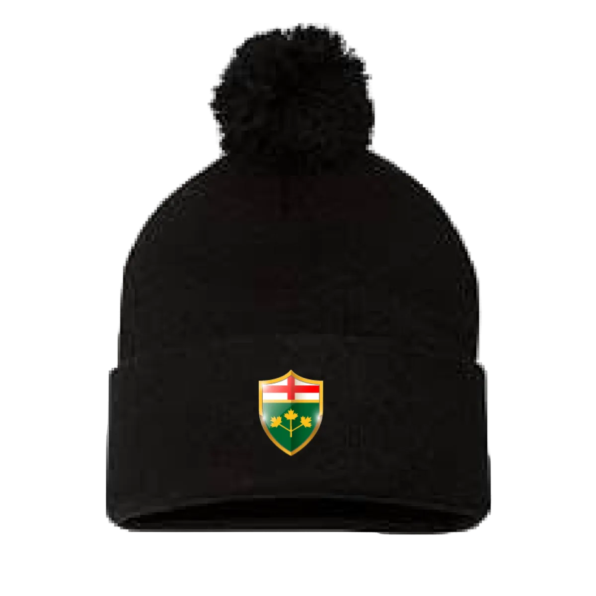 JUEL 12” Pom-Pom Cuffed Beanie