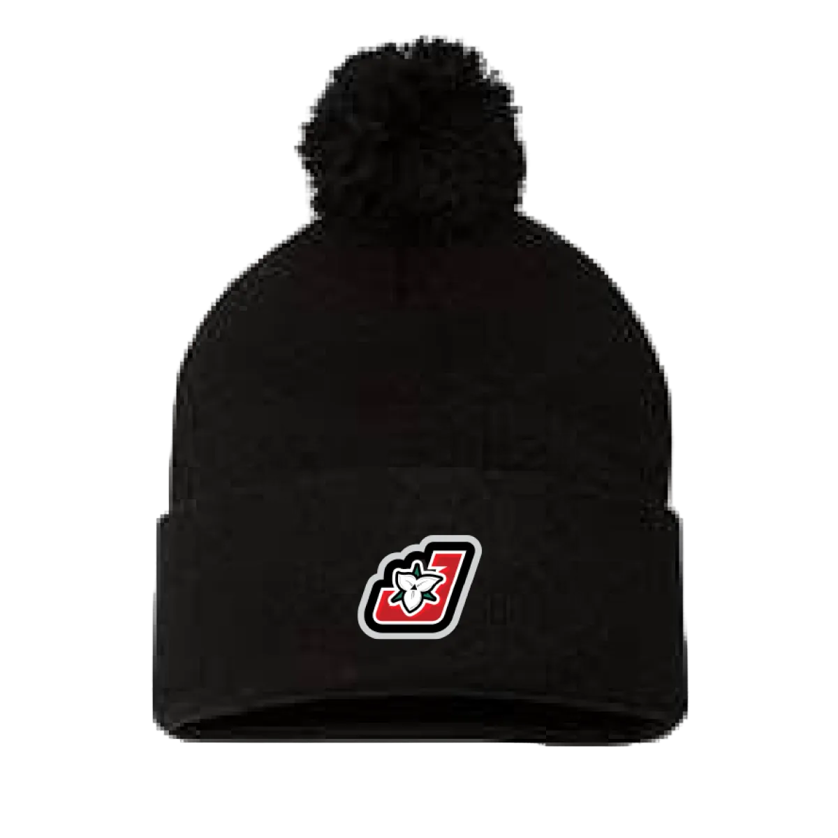 JUEL 12” Pom-Pom Cuffed Beanie