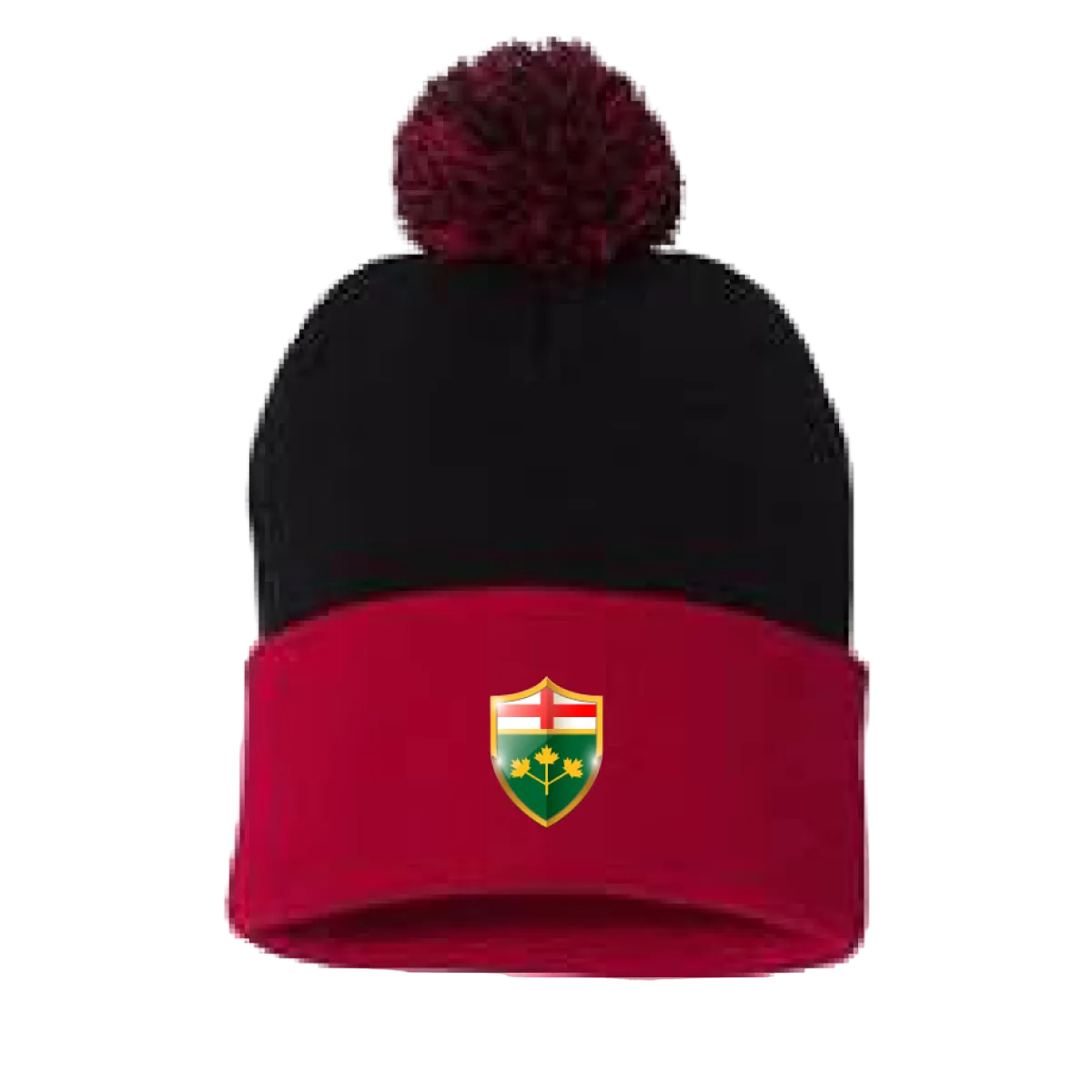 JUEL 12” Pom-Pom Cuffed Beanie