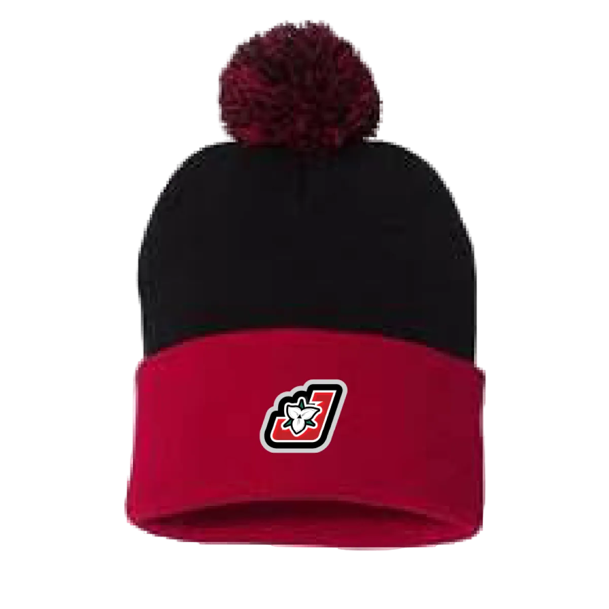 JUEL 12” Pom-Pom Cuffed Beanie