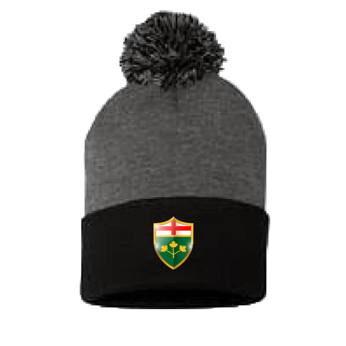 JUEL 12” Pom-Pom Cuffed Beanie