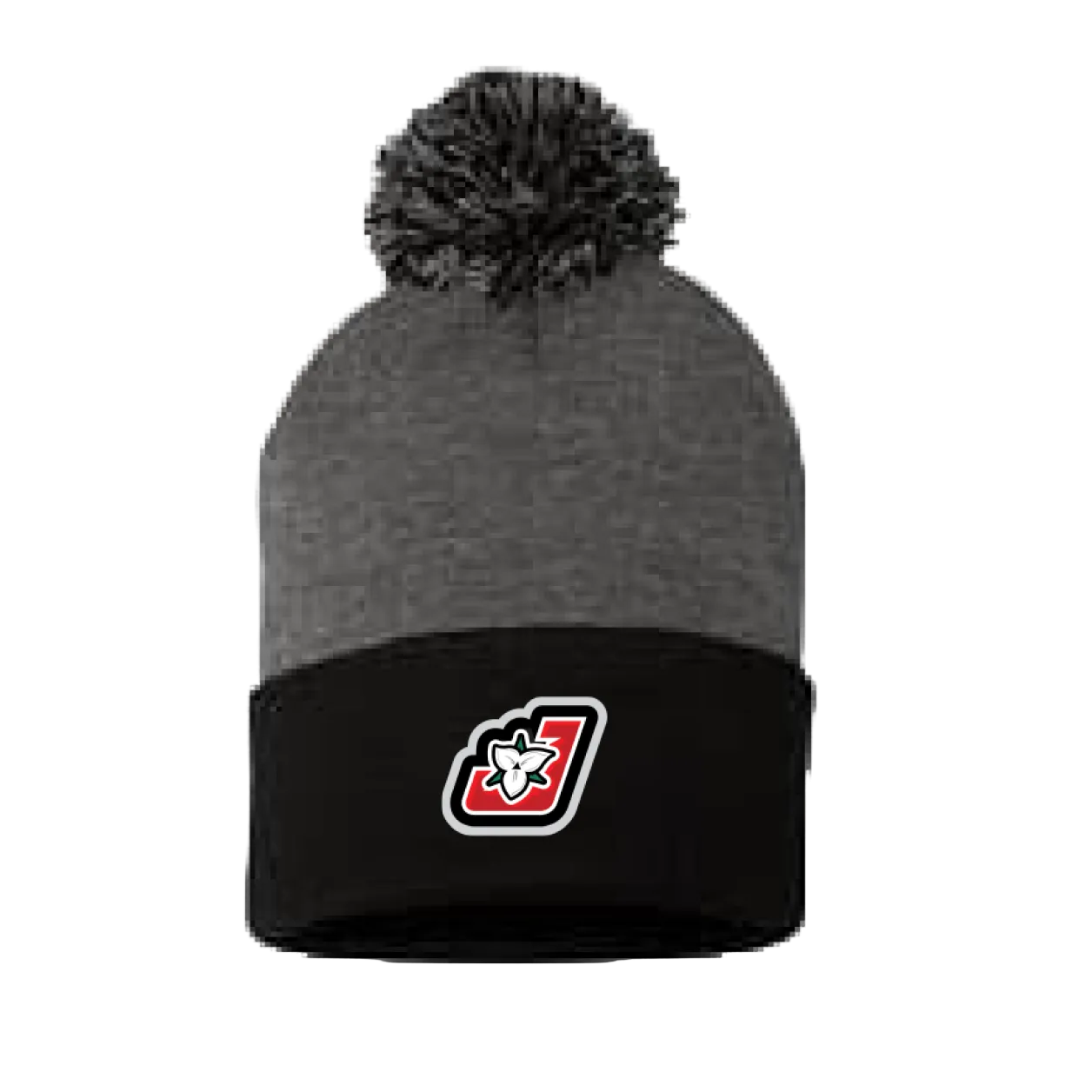 JUEL 12” Pom-Pom Cuffed Beanie