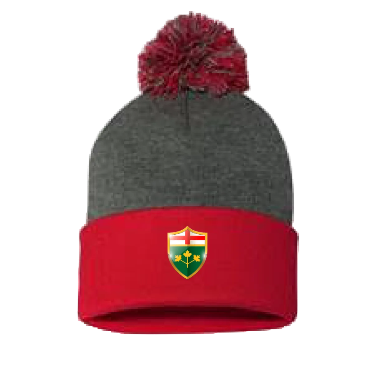 JUEL 12” Pom-Pom Cuffed Beanie