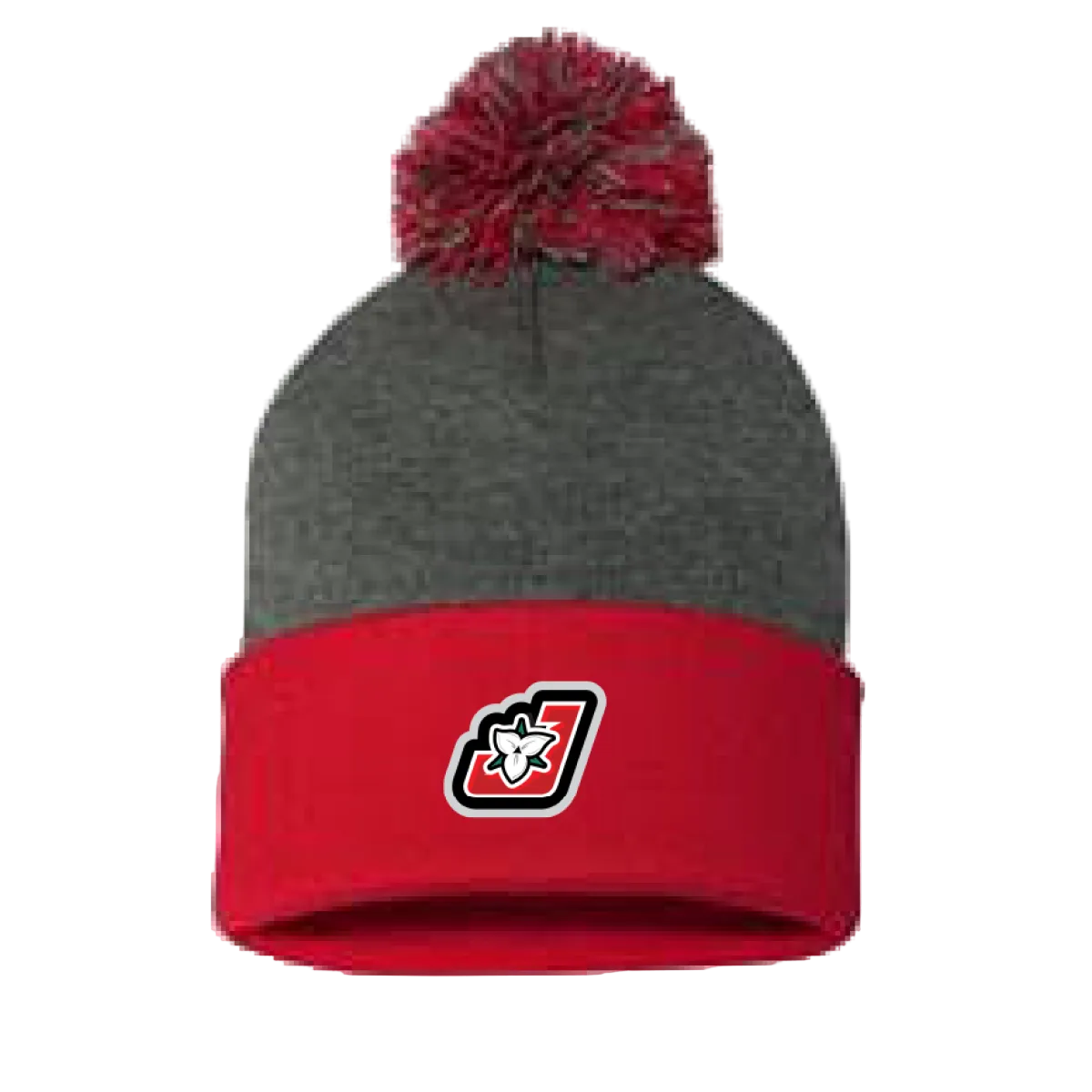 JUEL 12” Pom-Pom Cuffed Beanie