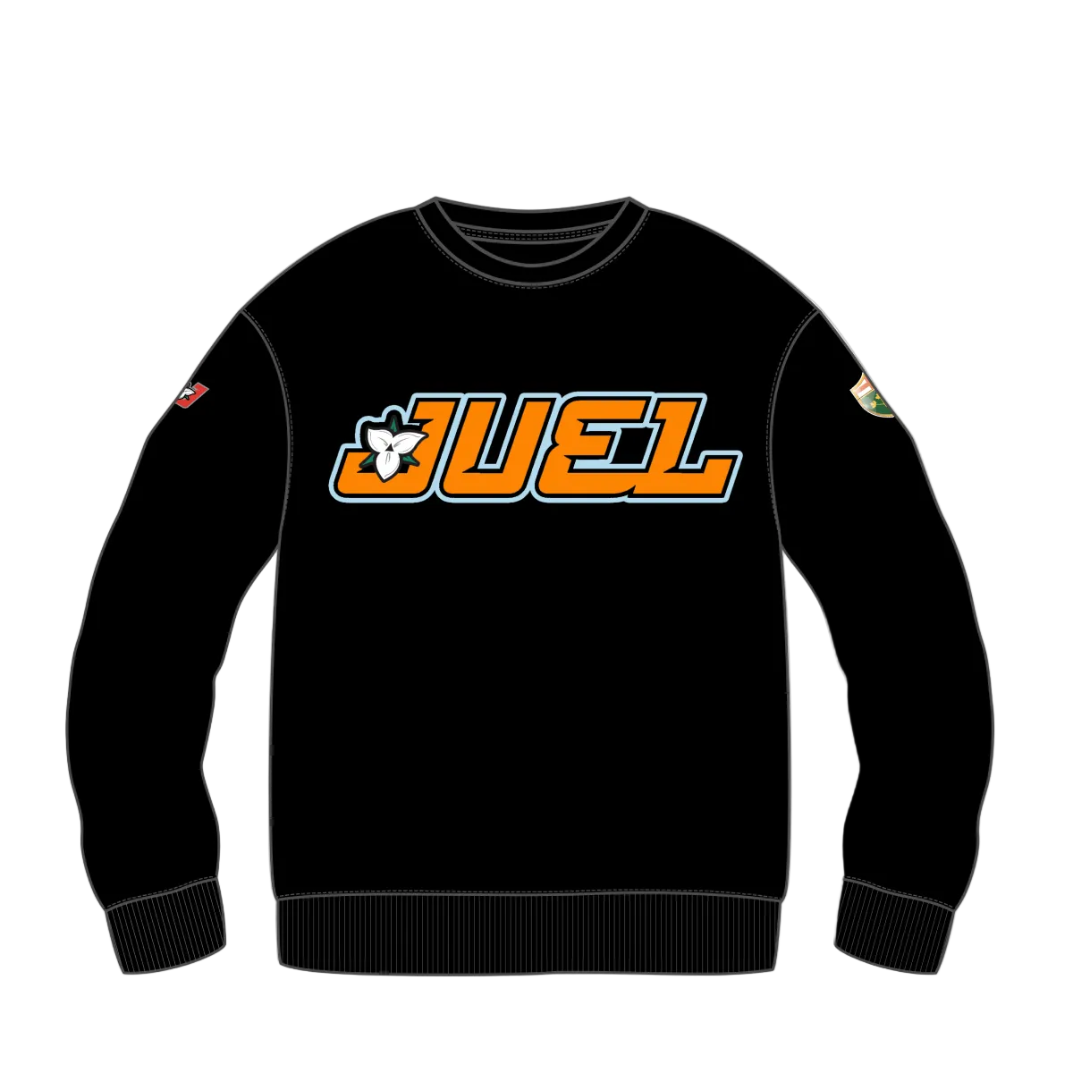 JUEL Wordmark Heavy Blend Crew Neck Sweatshirt