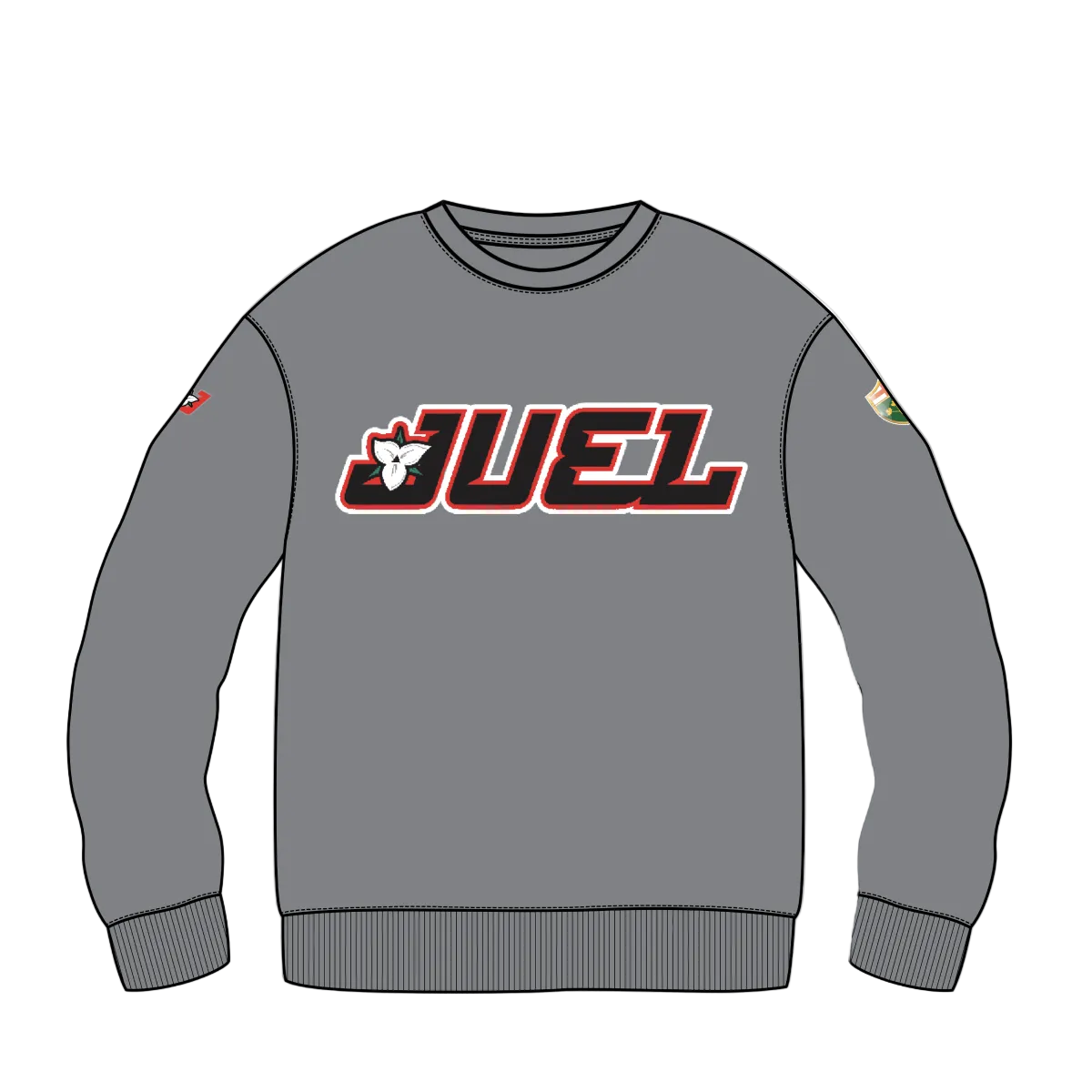 JUEL Wordmark Heavy Blend Crew Neck Sweatshirt