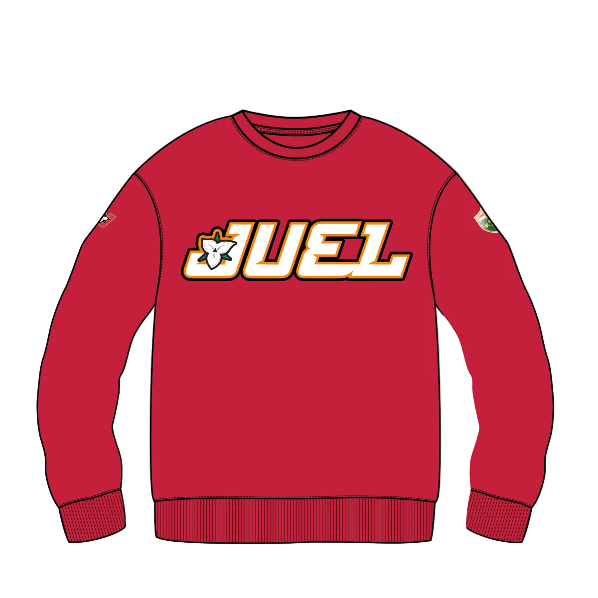 JUEL Wordmark Heavy Blend Crew Neck Sweatshirt