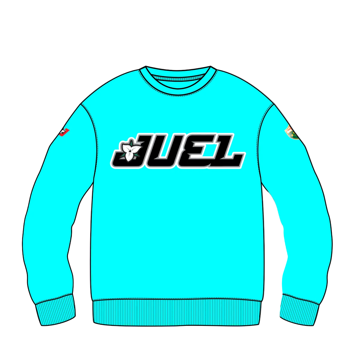 JUEL Wordmark Heavy Blend Crew Neck Sweatshirt