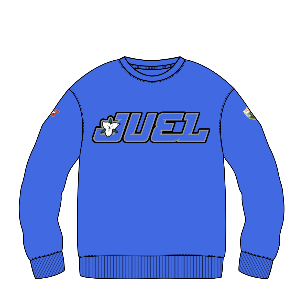 JUEL Wordmark Heavy Blend Crew Neck Sweatshirt