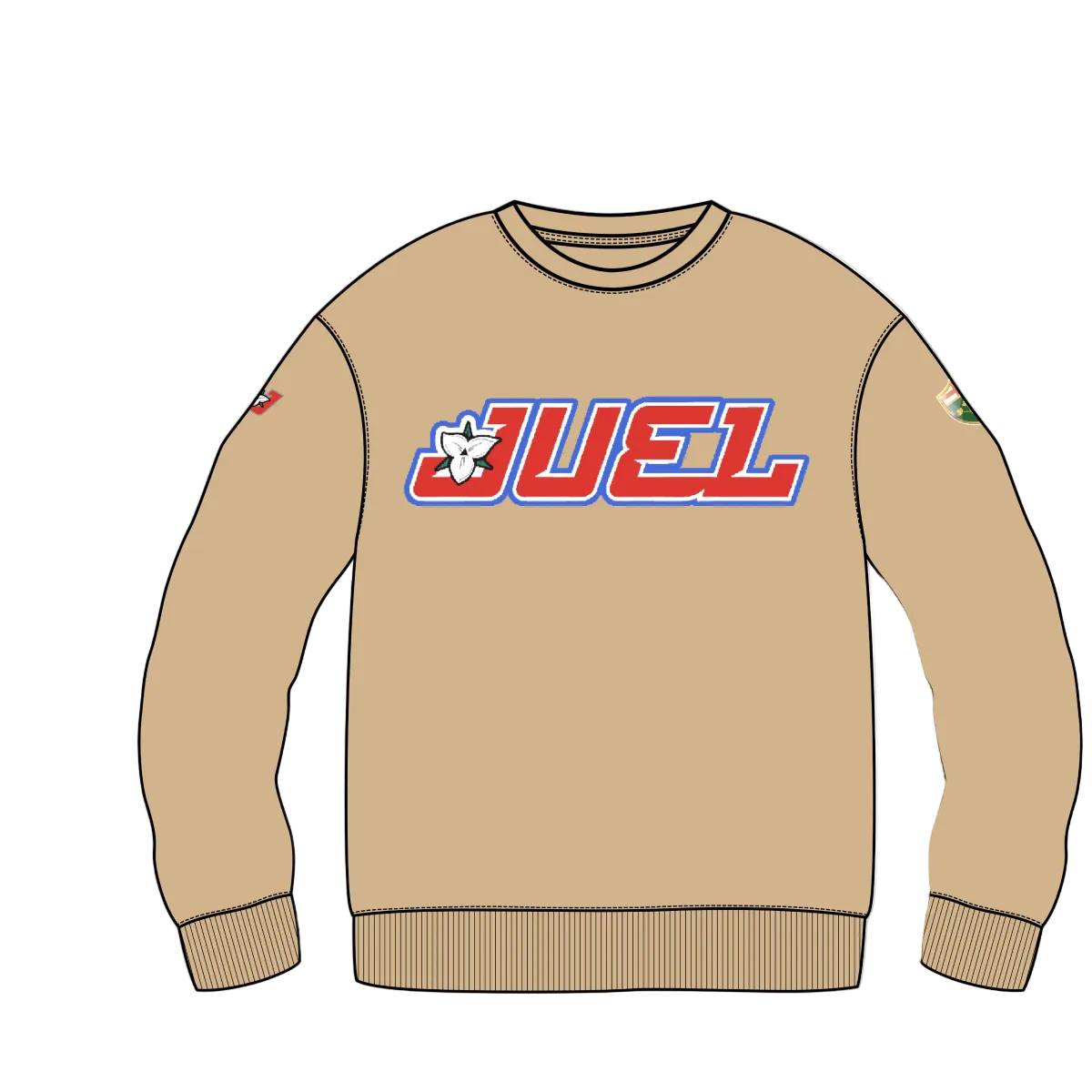 JUEL Wordmark Heavy Blend Crew Neck Sweatshirt