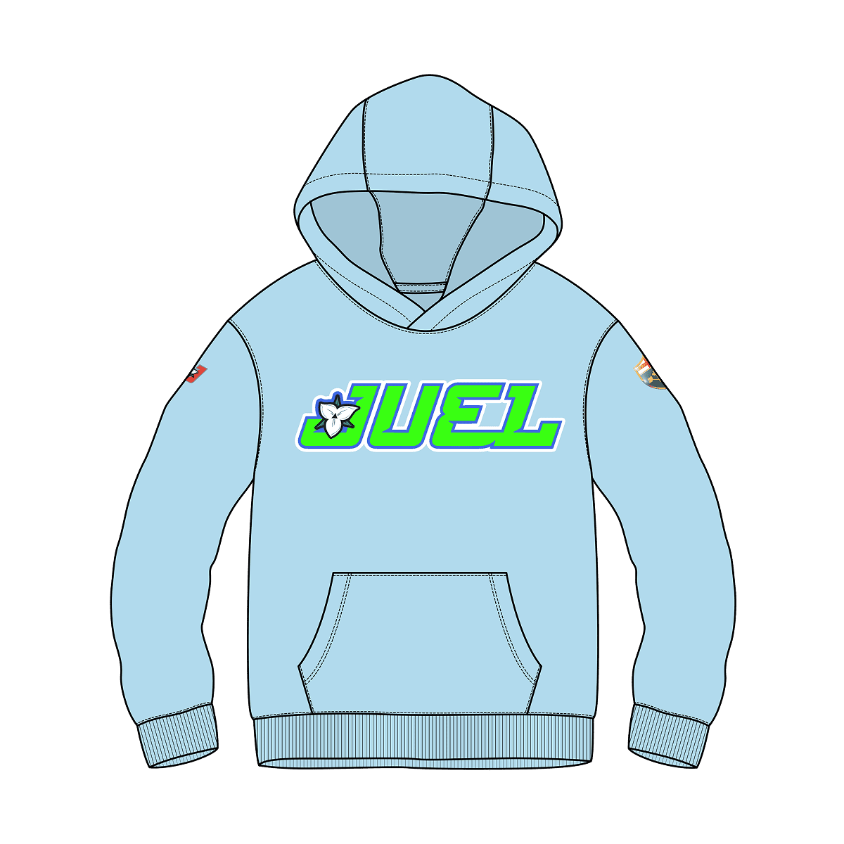 JUEL Wordmark Heavy Blend Hoodie