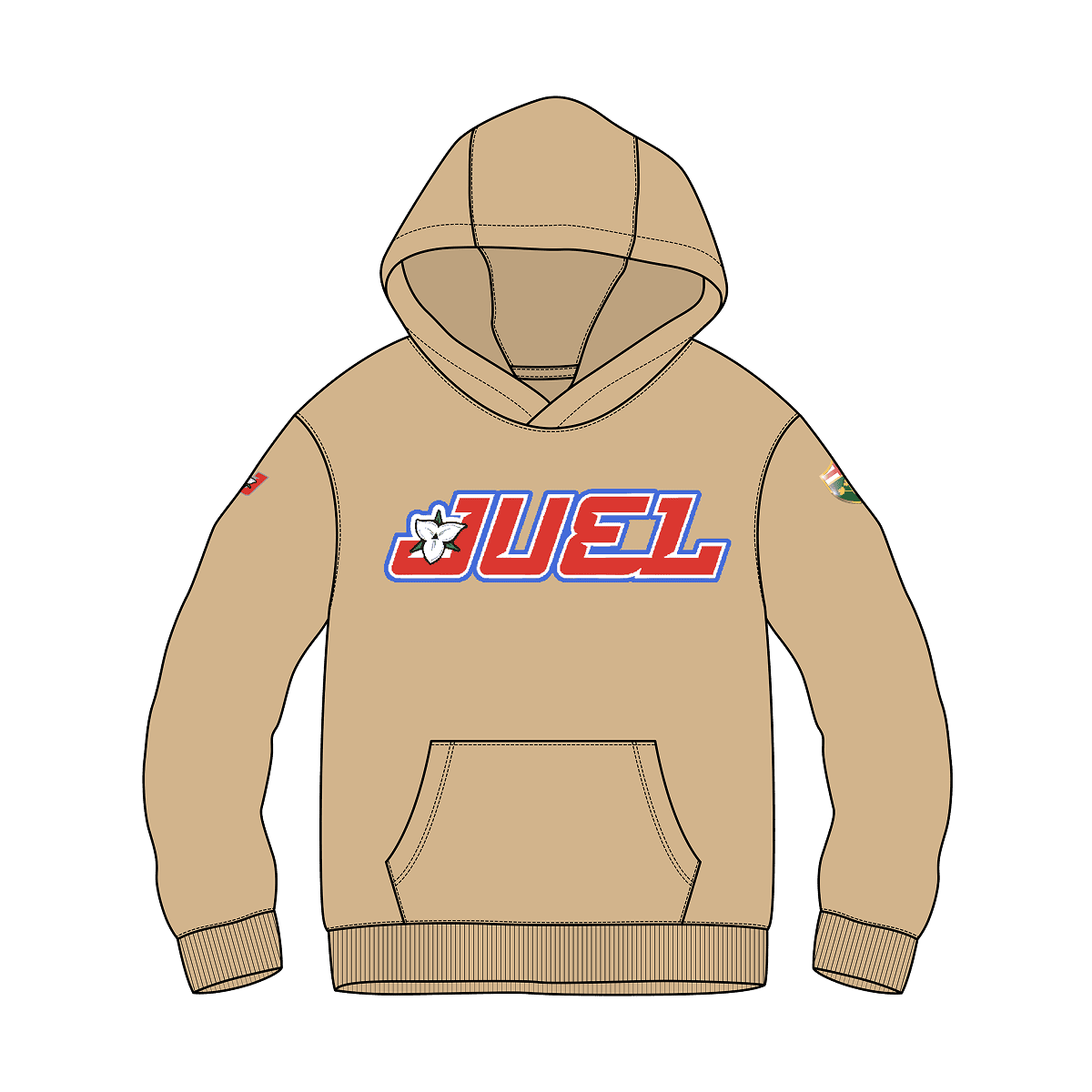 JUEL Wordmark Heavy Blend Hoodie