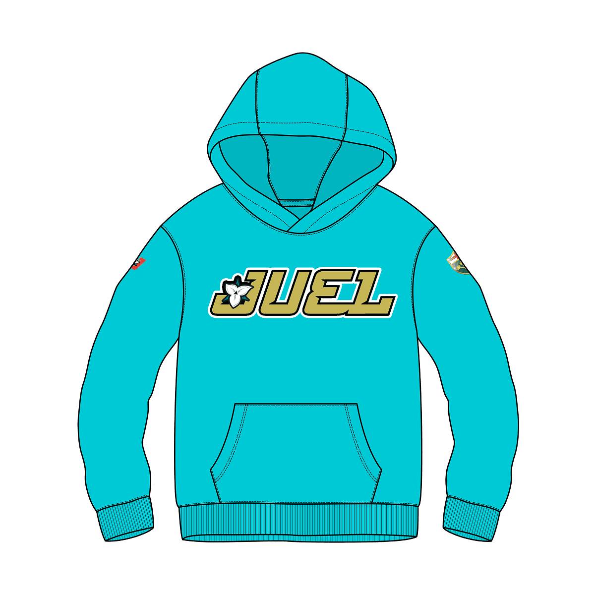 JUEL Wordmark Heavy Blend Hoodie