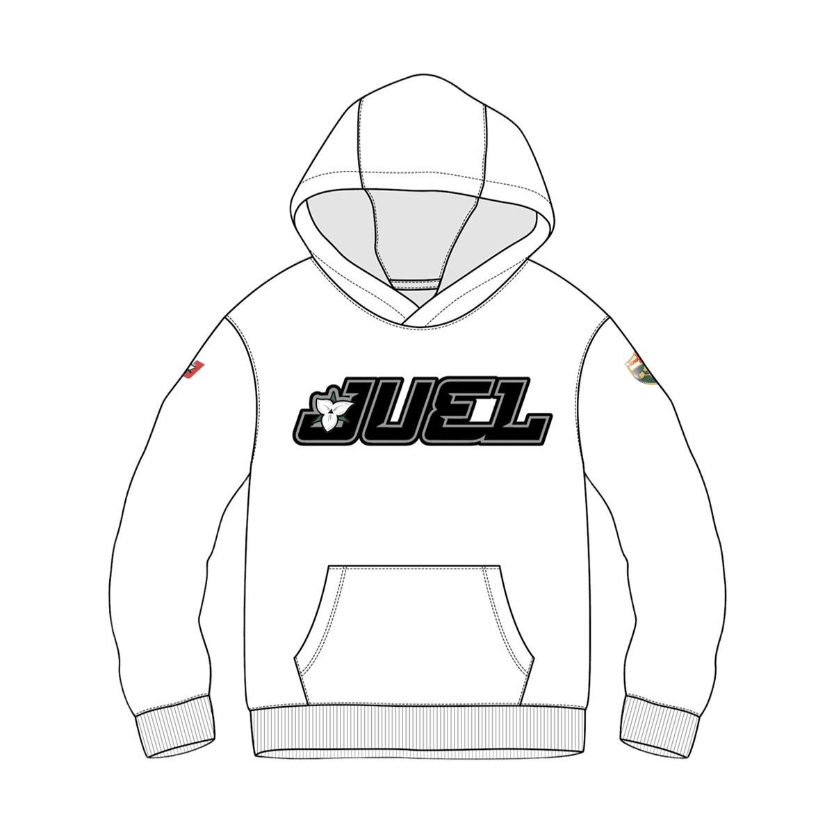 JUEL Wordmark Heavy Blend Hoodie