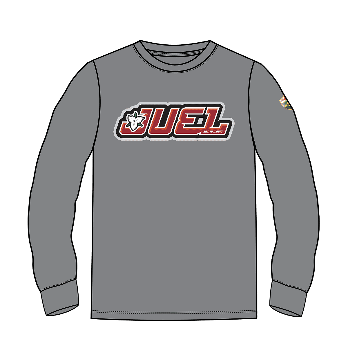 JUEL Wordmark Ultra Cotton Long Sleeve T-shirt