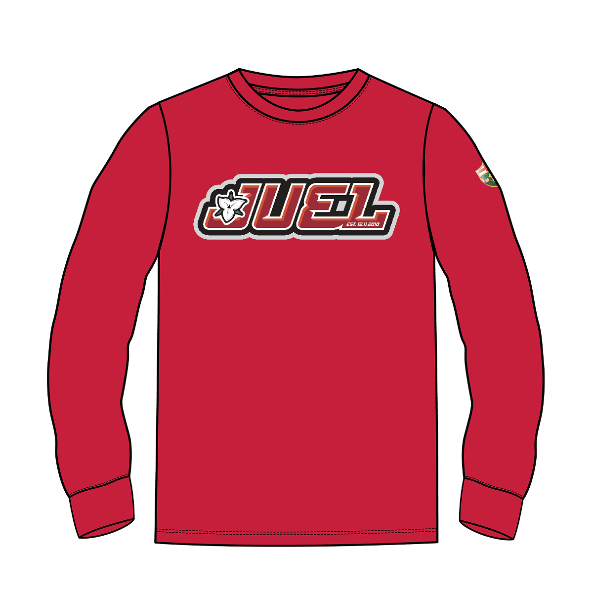 JUEL Wordmark Ultra Cotton Long Sleeve T-shirt
