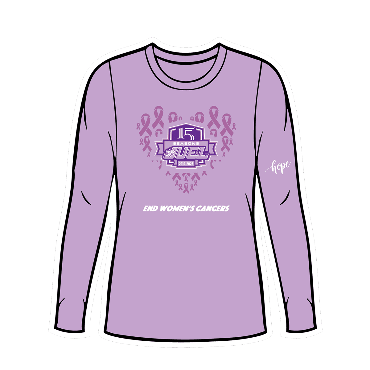 2026 End Women’s Cancers Ultra Cotton Long Sleeve T-shirt