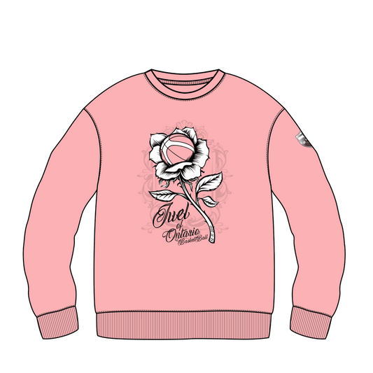 JUEL Rose Heavy Blend Crew Neck Sweatshirt