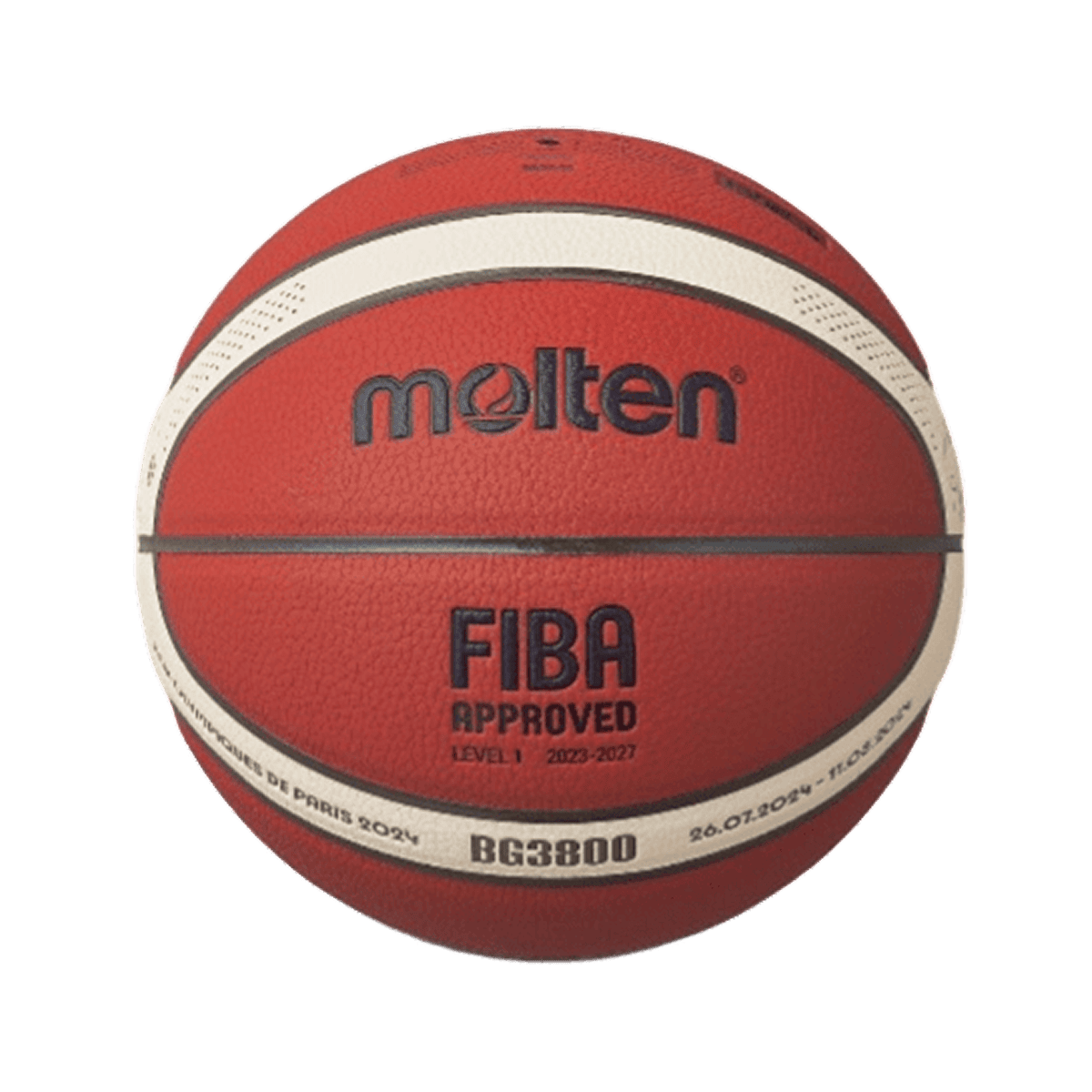 Molten B7G3800-2-S4F Paris 2024 Replica Basketball