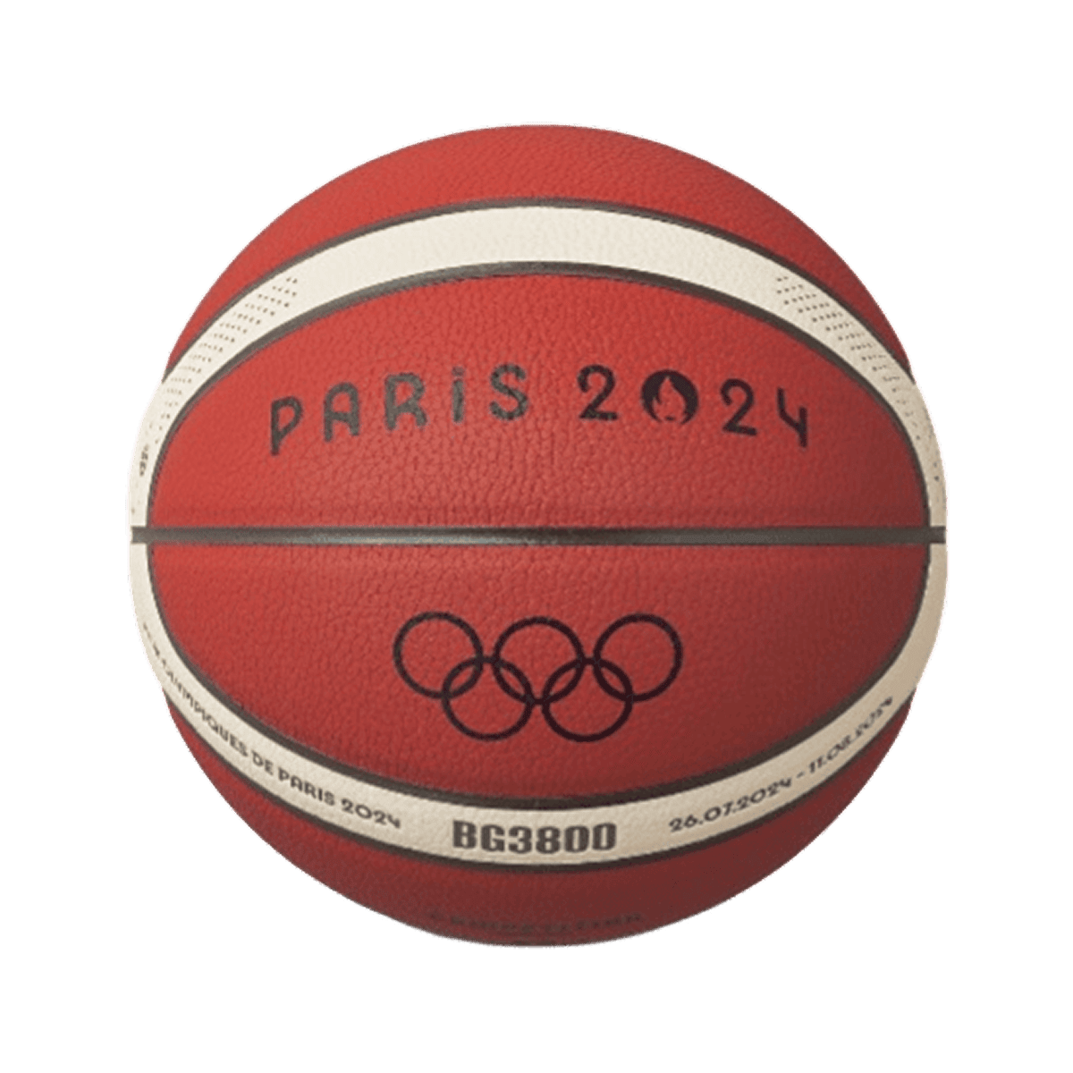 Molten B7G3800-2-S4F Paris 2024 Replica Basketball