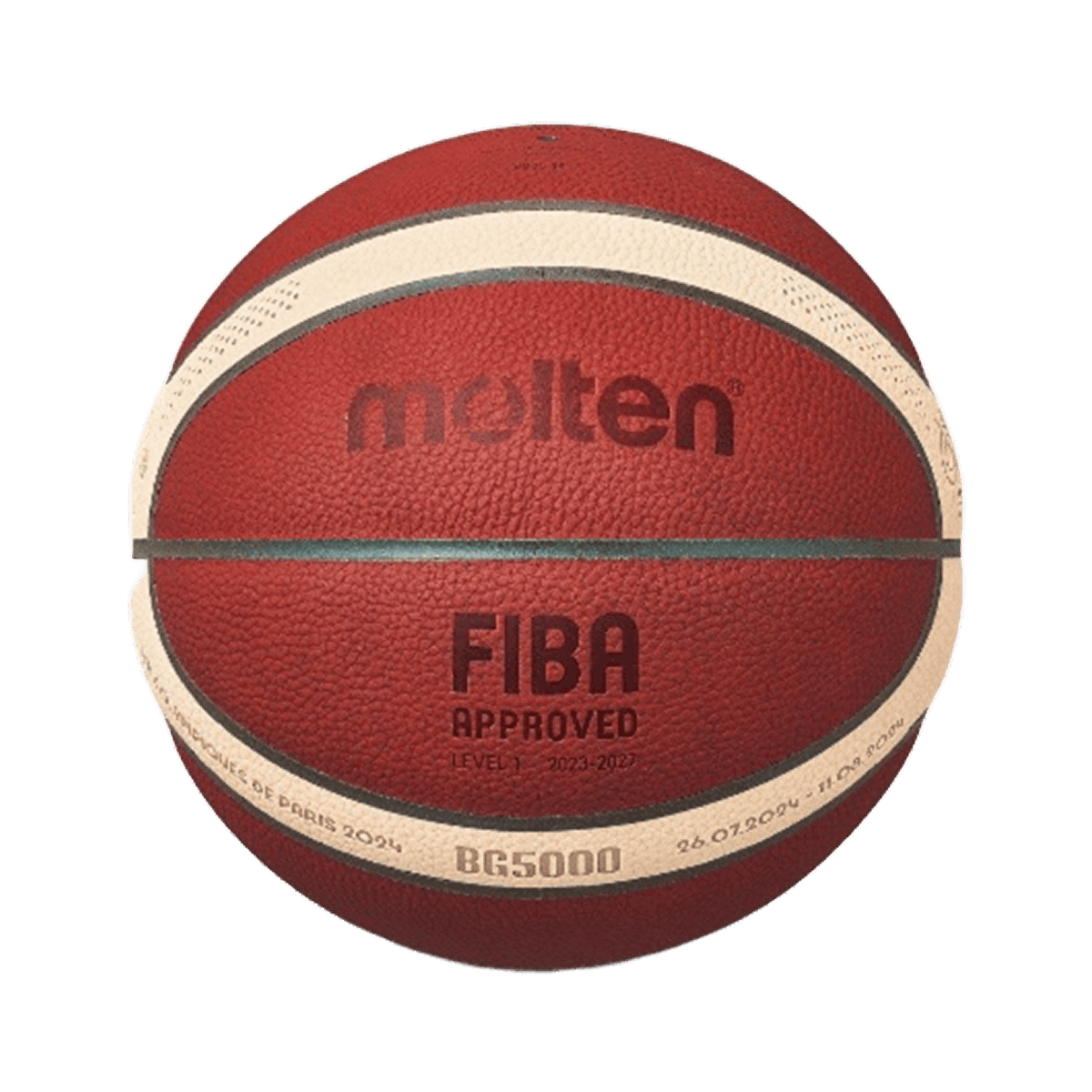 Molten B7G5000-S4F Paris 2024 Official Game Ball